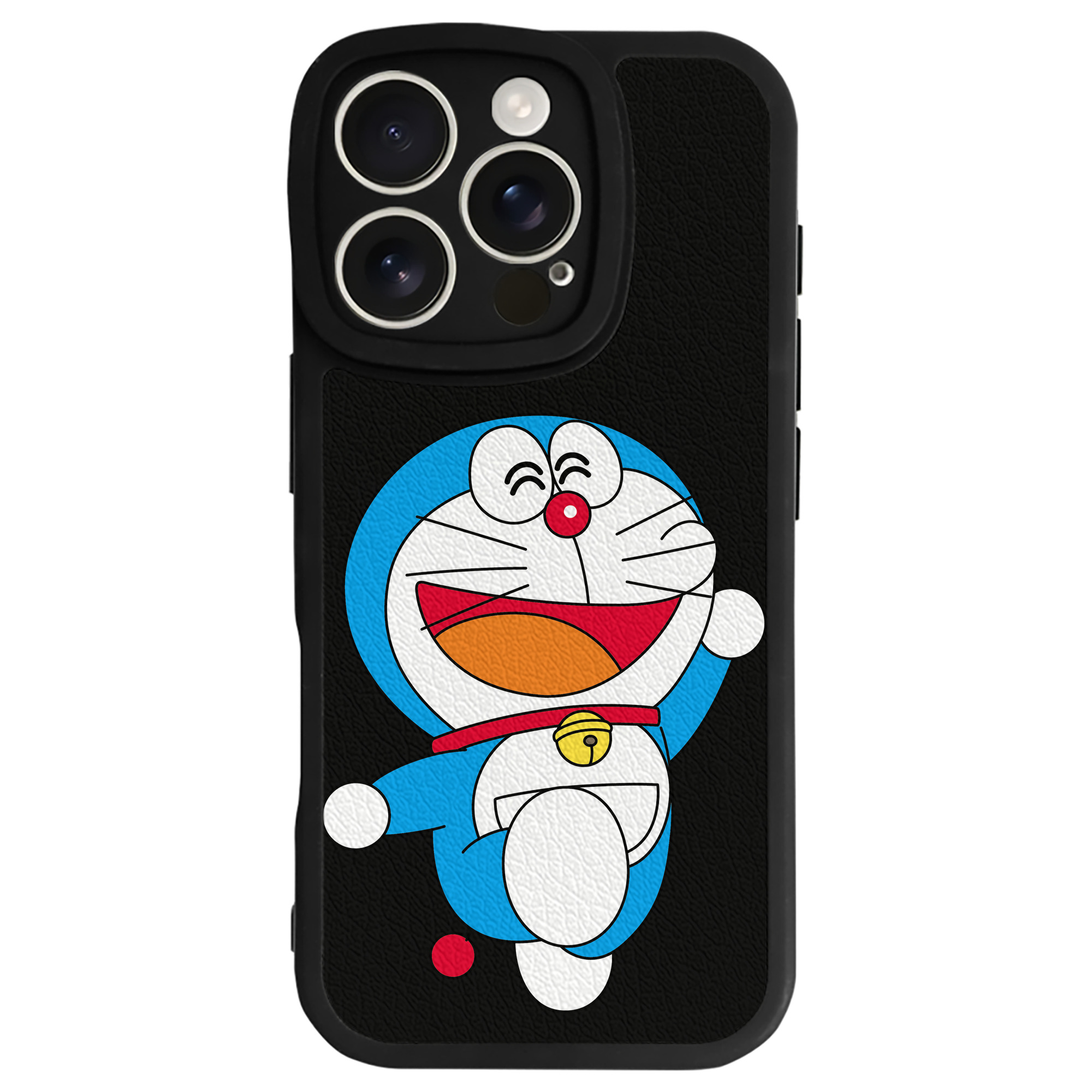 （画像用） ドラえもん Doraemon 【iPhone 16シリーズ対応】シリコンスマホケース（レザー調） 材質：シリコン